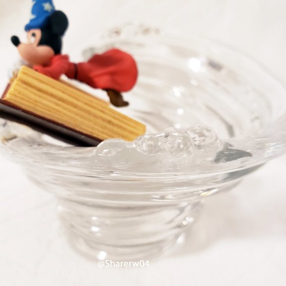 Disney Mickey's Magic Adventure Fantasia Crystal Whirlpool Sculpture - Picture 14 of 17
